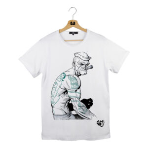 BRACCIO DI FERRO UOMO BIANCO 10 Y BRACCIO DI FERRO