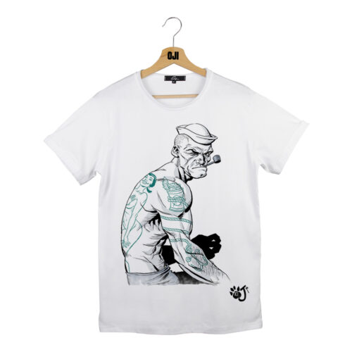 BRACCIO DI FERRO UOMO BIANCO 10 Y BRACCIO DI FERRO